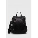 Answear Lab rucsac femei, culoarea negru, mic, neted