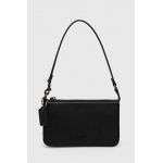 Coach borseta de piele culoarea negru