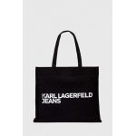 Karl Lagerfeld Jeans poseta culoarea negru