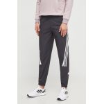 adidas pantaloni de trening culoarea negru, cu imprimeu IN3318