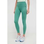 adidas Performance colanți de antrenament Optime Power culoarea verde, uni IT6747