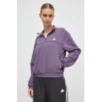 adidas Performance hanorac de antrenament Training Essentials culoarea violet, uni IS3972