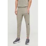 adidas Performance pantaloni de antrenament D4T culoarea verde, uni IS3794