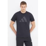 adidas Performance tricou de antrenament TR-ES culoarea negru, cu imprimeu IB8274
