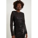 Answear Lab bluza femei, culoarea negru, neted