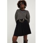 Answear Lab fusta culoarea negru, mini, evazati