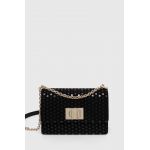 Furla geanta de mana din piele intoarsa culoarea negru
