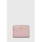 Furla portofel de piele femei, culoarea roz