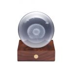 Gingko Design lampă cu led Amber Crystal Light