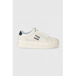Tommy Jeans sneakers din piele TJW CITY FLATFORM culoarea alb, EN0EN02500
