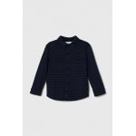 Abercrombie & Fitch cămașă și vestă culoarea albastru marin