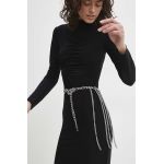 Answear Lab curea femei, culoarea argintiu