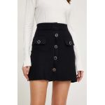 Answear Lab fusta culoarea negru, mini, evazati