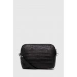 Answear Lab poseta de piele culoarea negru