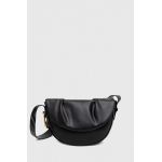 Answear Lab poseta de piele culoarea negru