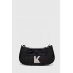 Karl Lagerfeld poseta culoarea negru