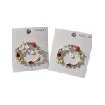 Set engros 12/buc brose elegante "Floricele si buburuze"