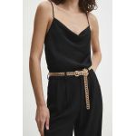 Answear Lab curea femei, culoarea auriu