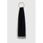 Answear Lab fular femei, culoarea negru, neted
