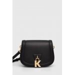 Karl Lagerfeld poseta de piele culoarea negru