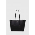 Karl Lagerfeld poseta de piele culoarea negru