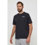adidas TERREX tricou TERREX Graphic MTN 2.0 bărbați, culoarea negru, cu imprimeu II6060