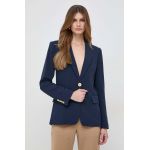 MICHAEL Michael Kors sacou culoarea albastru marin, un singur rand de nasturi, neted