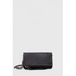 Answear Lab poseta de piele culoarea negru