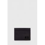 Armani Exchange carcasa din piele culoarea negru