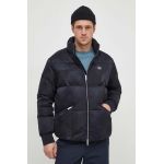 Armani Exchange geaca de puf barbati, culoarea albastru marin, de iarna, oversize