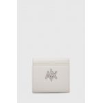 Armani Exchange portofel femei, culoarea alb