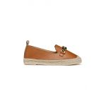 Geox espadrile de piele D LAMPEDUSA A culoarea maro, D36V0A00085C6001