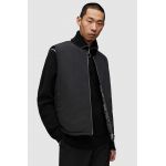 AllSaints vesta cu doua fete Underground barbati, culoarea negru, de iarna