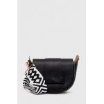Answear Lab poseta de piele culoarea negru
