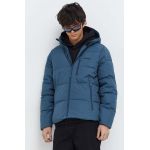 Hollister Co. geaca barbati, culoarea albastru marin, de iarna