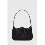 Karl Lagerfeld Jeans poseta culoarea negru