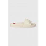 Love Moschino papuci femei, culoarea bej JA28122G1II13102