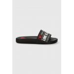 Love Moschino papuci femei, culoarea negru JA28132G1II20000