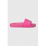 Love Moschino papuci femei, culoarea roz JA28122G1II13604