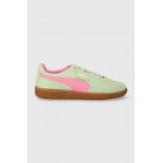 Puma sneakers din piele intoarsă Palermo culoarea verde 396463