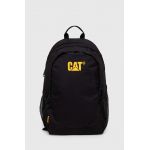Caterpillar rucsac culoarea negru, mare, cu imprimeu