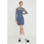 Tommy Jeans rochie din denim mini, mulată DW0DW17054