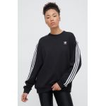 adidas Originals bluză femei, culoarea negru, cu imprimeu  IU2423