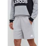 adidas pantaloni scurți bărbați, culoarea gri IR9165