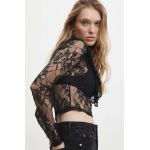 Answear Lab bluza femei, culoarea negru, neted