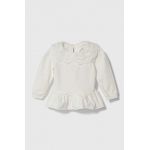 Jamiks longsleeve copii culoarea alb