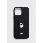 Karl Lagerfeld husă pentru telefon iPhone 13 Pro Max 6.7'' culoarea negru