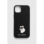 Karl Lagerfeld husă pentru telefon iPhone 15 Plus / 14 Plus 6.7'' culoarea negru