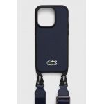Lacoste husă pentru telefon iPhone 14 Pro 6.1" culoarea albastru marin