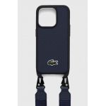 Lacoste husă pentru telefon iPhone 15 Pro 6.1" culoarea albastru marin